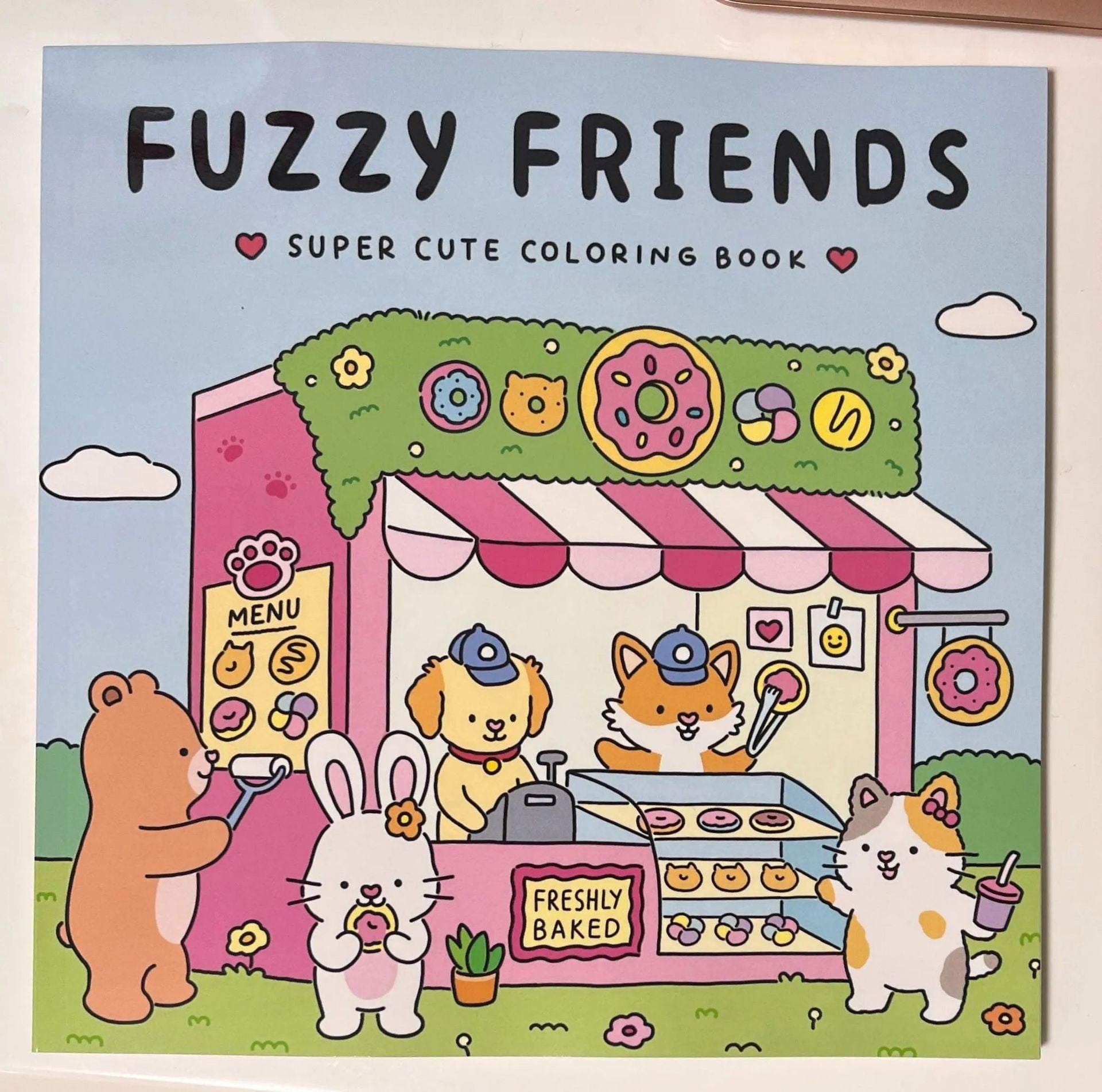 Coloring Book For Adults And Teens Cute Animal Characters Book Easy-to-start Coloring Book