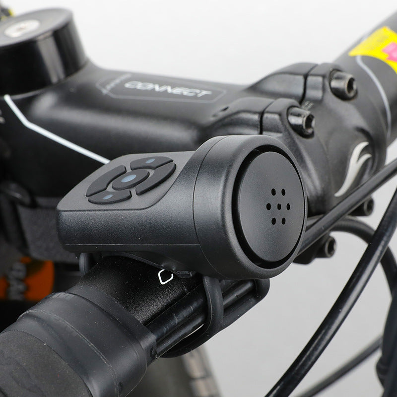 Bicycle Rechargeable Horn - New Cross-border Model, Mountain Bike Bell, Children's Bicycle Equipment Accessories, Alarm