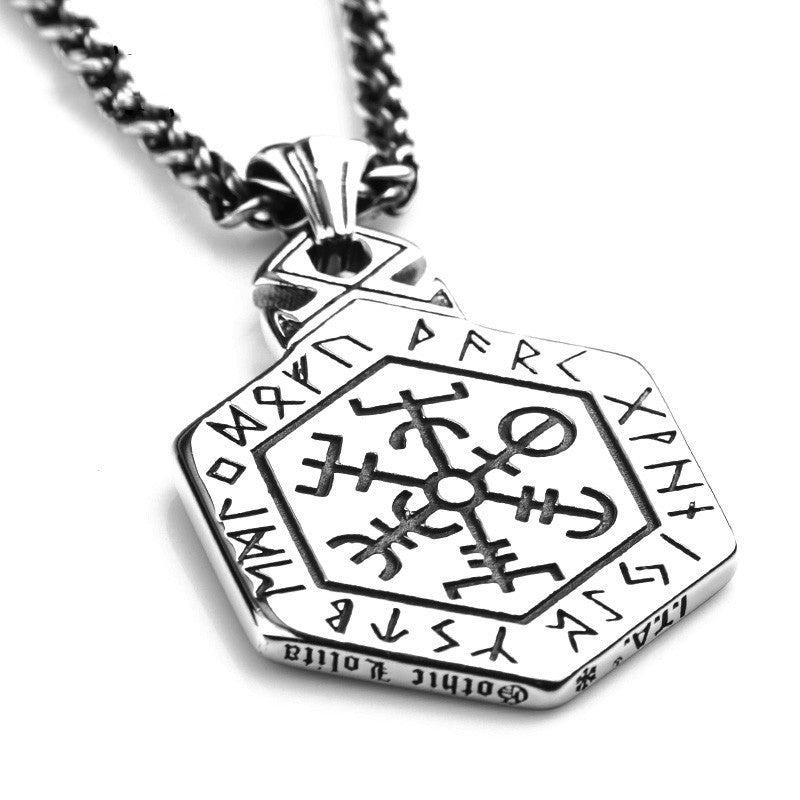 Men's Punk Hip Hop Student Pendant Vintage Sweater Chain