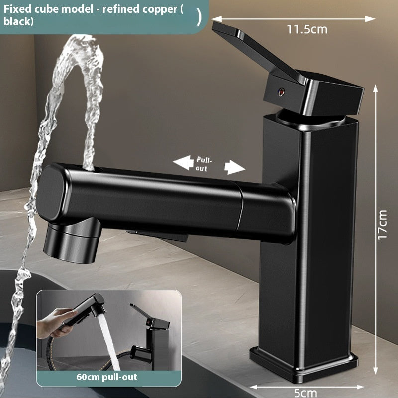Pull-out Faucet Bathroom Wash Face Hand
