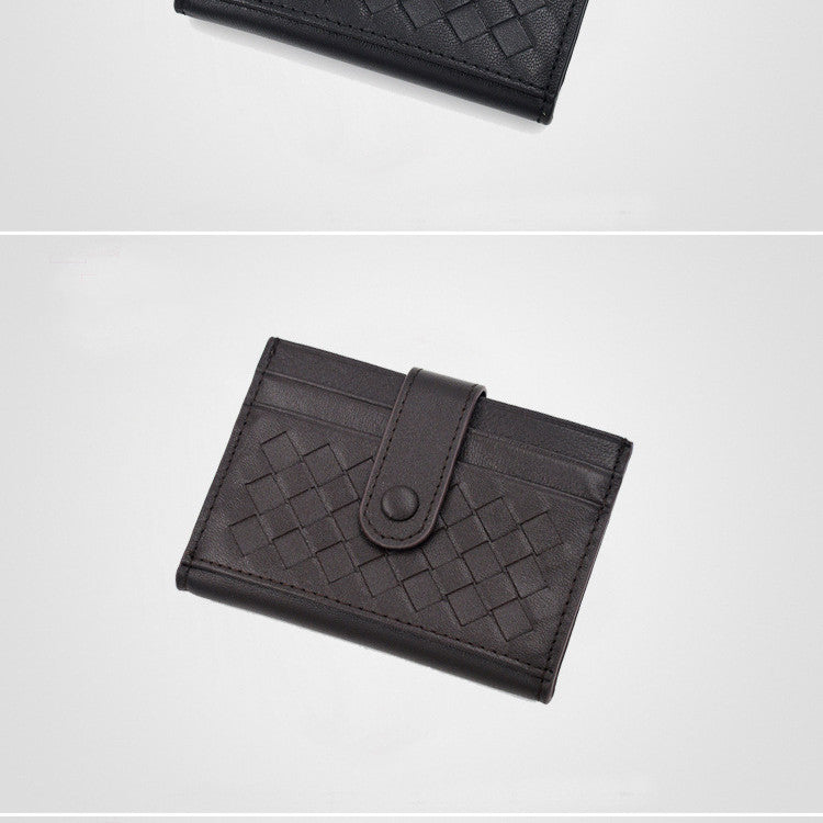 Women's Multi-card Thin Folding Sheepskin Wallet