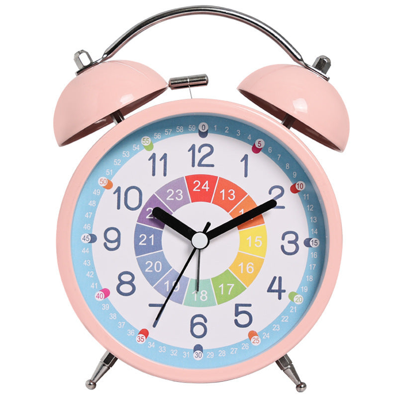 Silent Desktop Creative Cartoon Luminous Alarm Clock