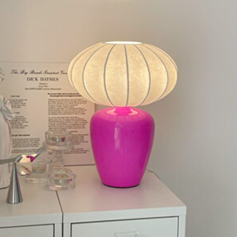 Ceramic Retro Personalized Creative Atmosphere Light Luxury Bedside Decorations Table Lamp