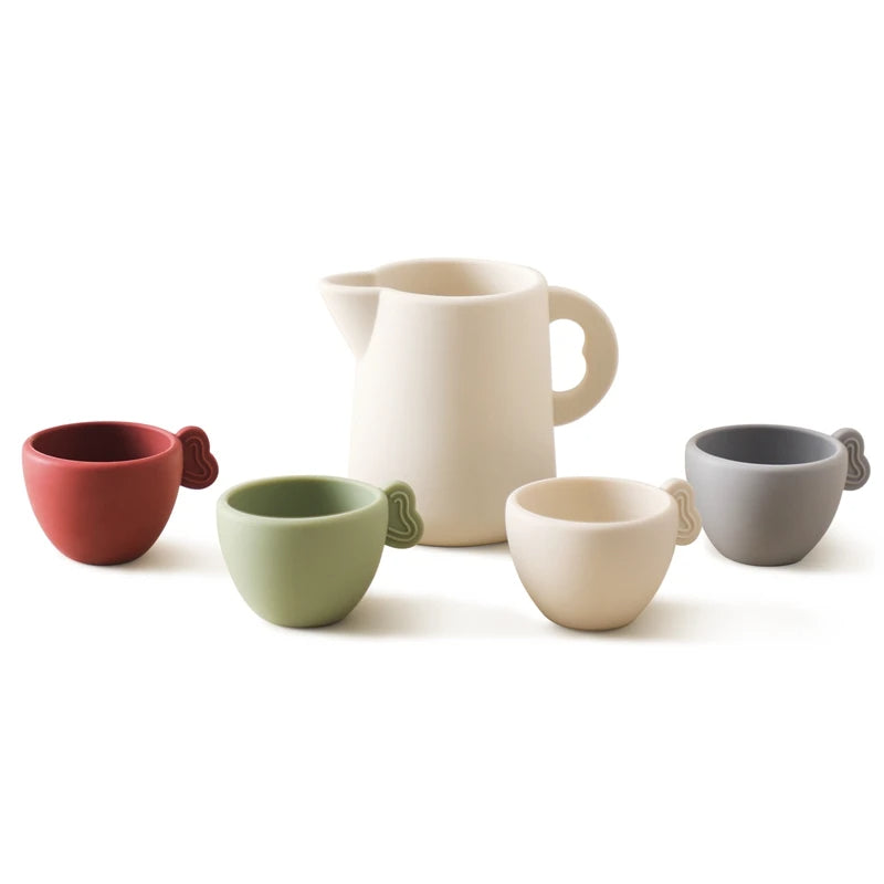 Jouet Maison de Thé en Bois pour Jeu d'Imitation