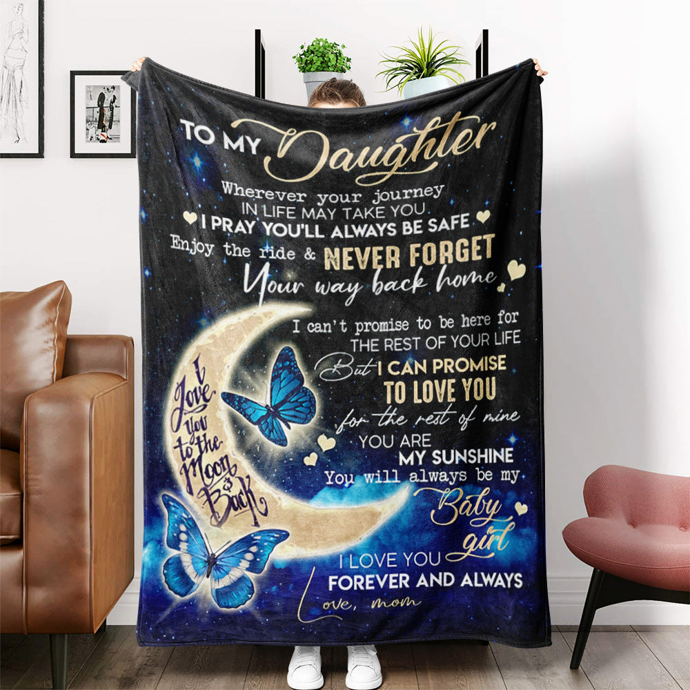 Envelope Blanket Sofa Blanket Airable Cover Message Letter Wholesale Flannel Thick Envelope Blanket