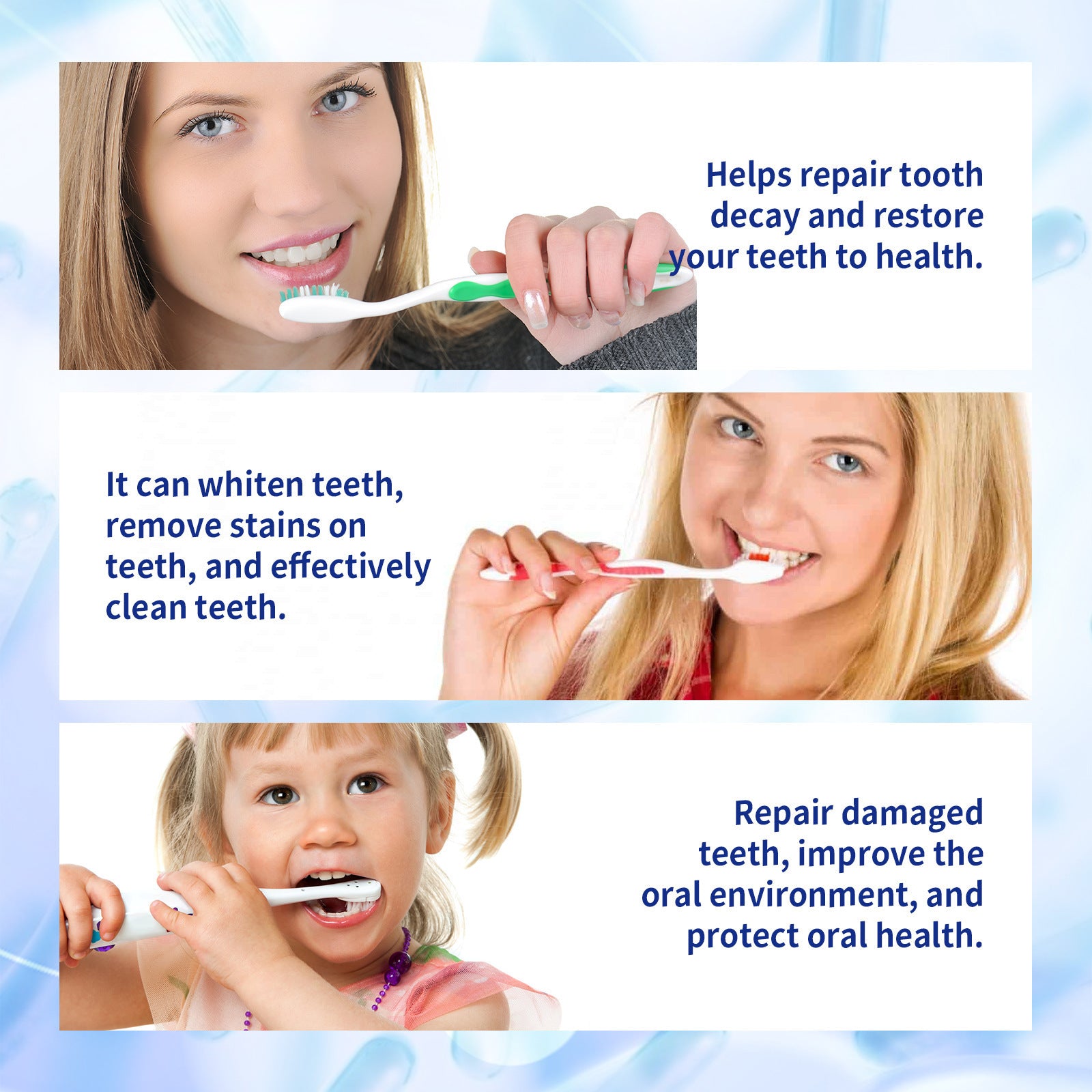 Dentifrice Anticaries Nettoyage Buccal Jaunissement Dentaire Carie Soin Dentaire Fixation Gencives Soin Dentaire Haleine