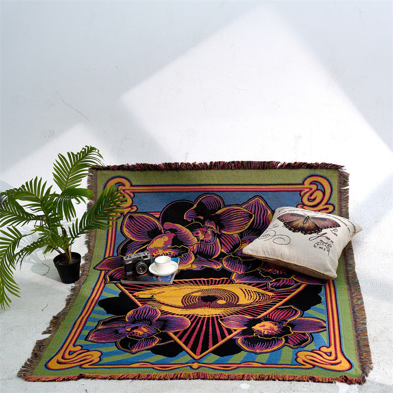 Outdoor Bohemian Jacquard Sofa Blanket