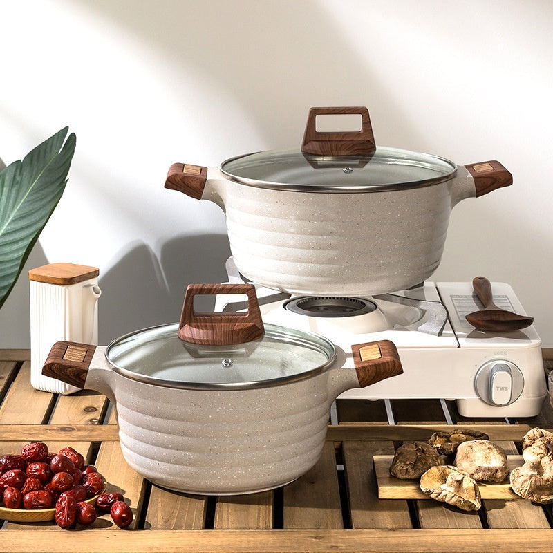 Household Non-stick Binaural Stew Pot