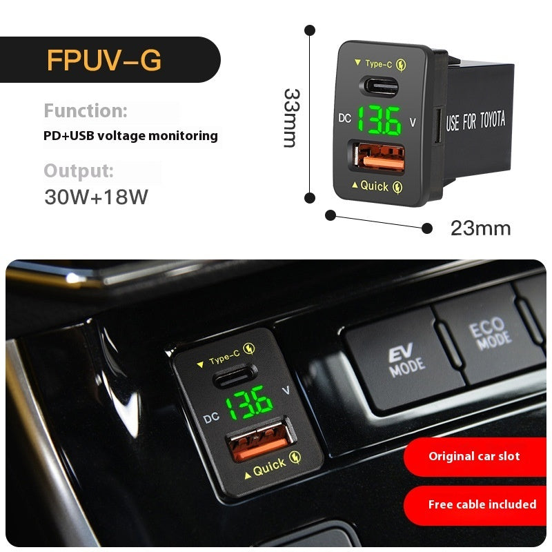 Chargeur de téléphone portable de voiture 48W à charge rapide QC3.0