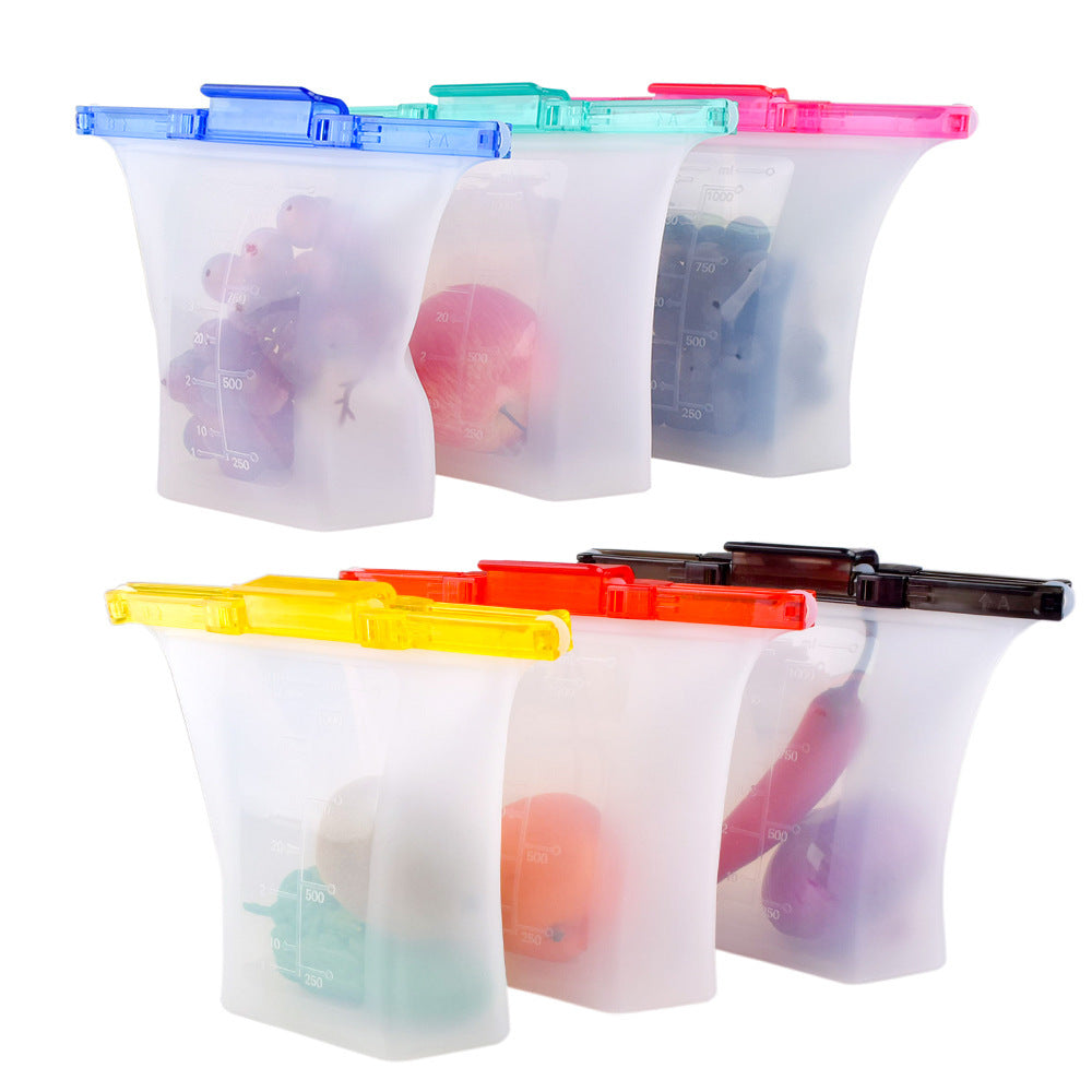 Sac de conservation alimentaire en silicone pour réfrigérateur