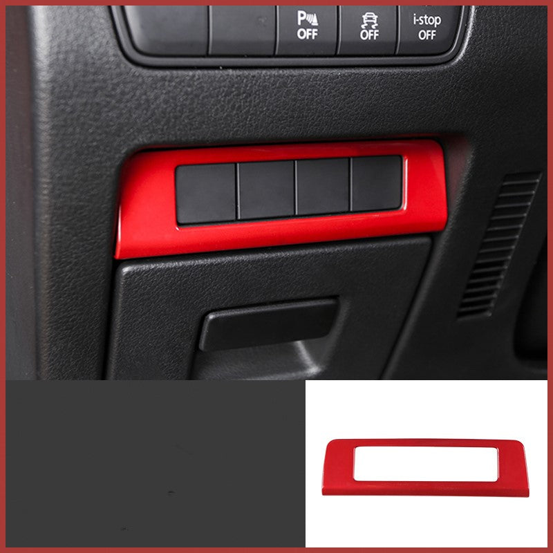 Decorative sequin stickers for interior control gears