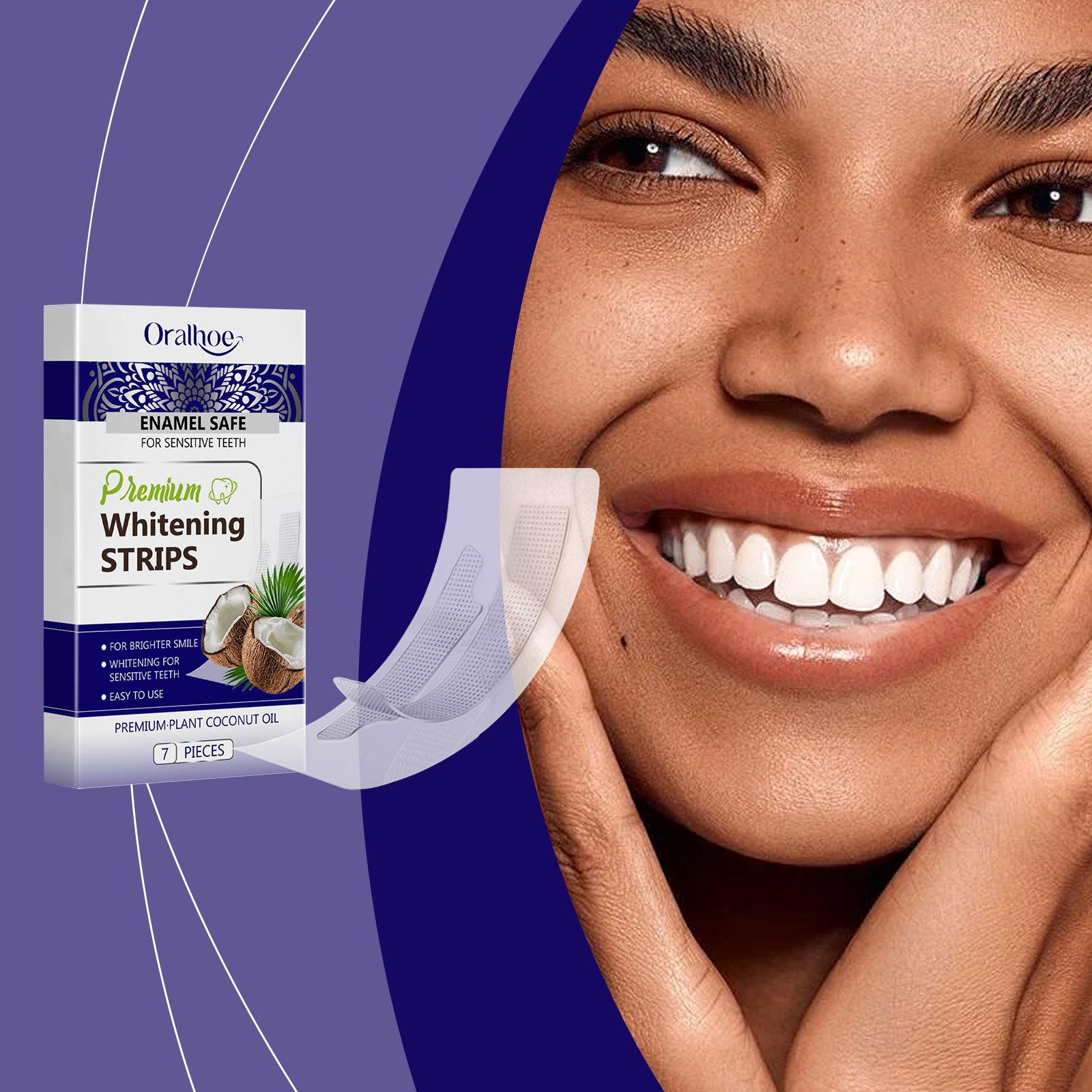 Bandes blanchissantes pour les dents Nettoyage domestique