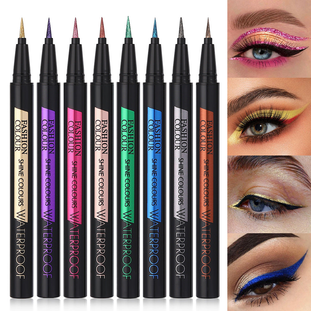 Eyeliner Perle Couleur Nacrée Imperméable Éclaircissant