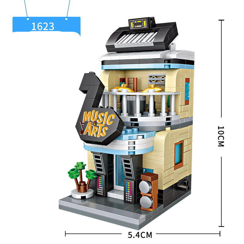 Jouet de maison à assembler miniature de type « Street View »