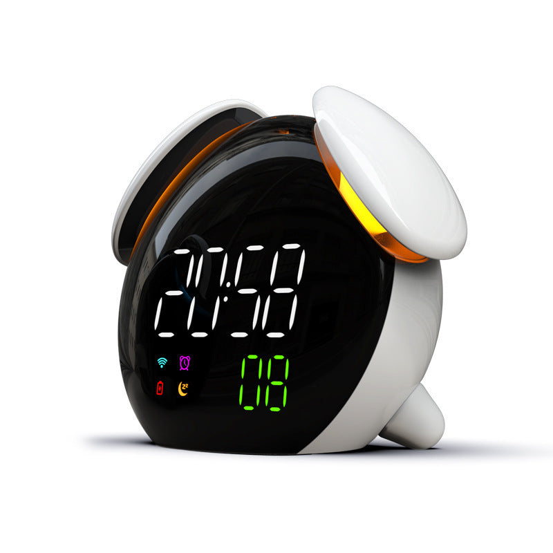 Fun alarm clock with induction mushroom lamp