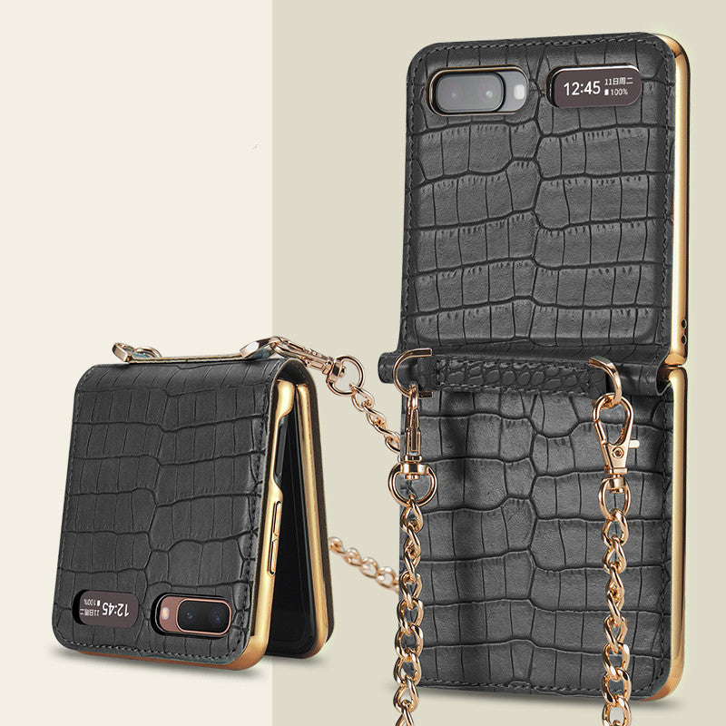 Coque de téléphone portable créative avec miroir en diagonale