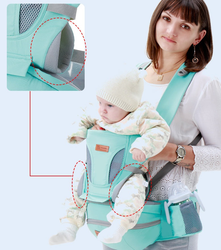 Porte-bébé physiologique d'été avec tabouret de hanche