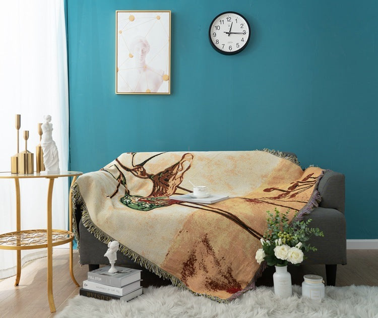 Jacquard Thread Blanket Double-Sided Woven Blanket