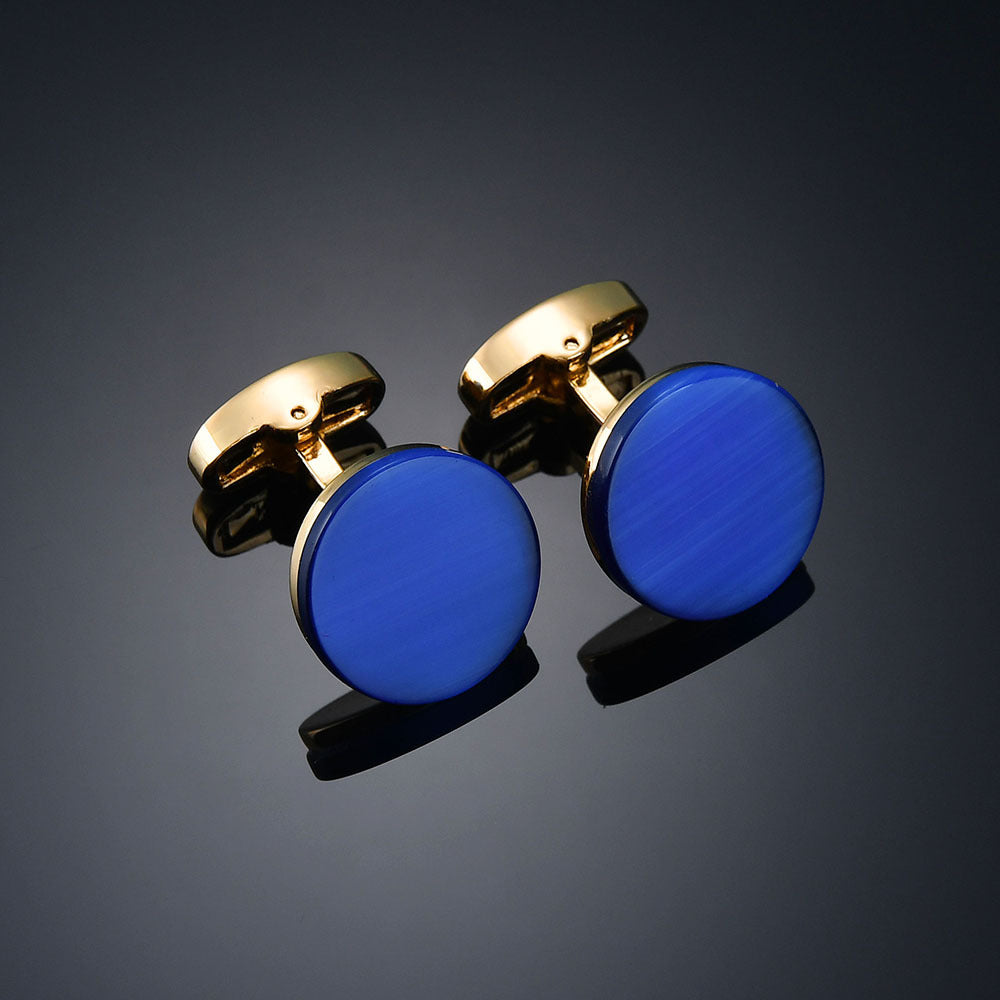 Men's Checkered Diamond Crystal French Shirt Cufflinks