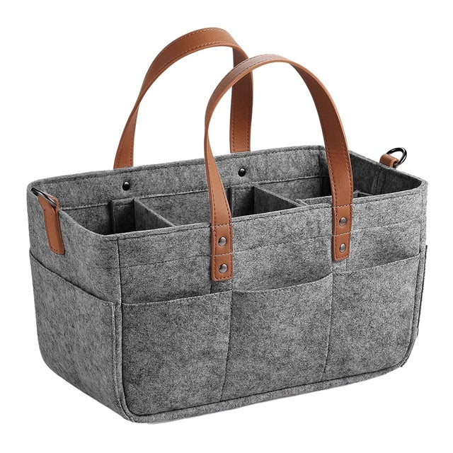 Sac de rangement portable multifonctionnel pour couches, à suspendre au lit de bébé