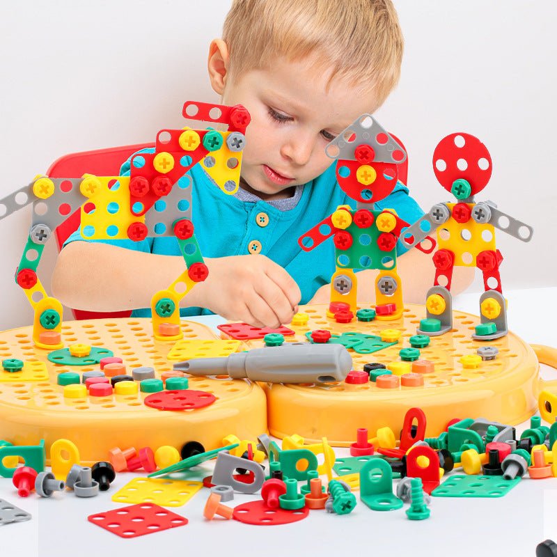Assembled Toolbox Baby Puzzle Electric