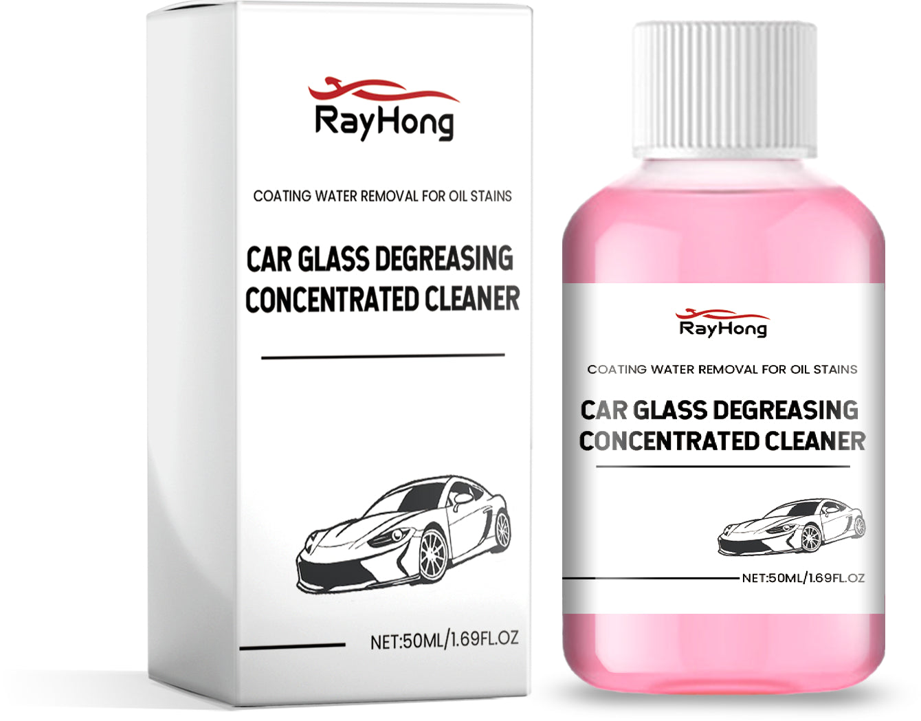 Nettoyant concentré dégraissant pour vitres de voiture