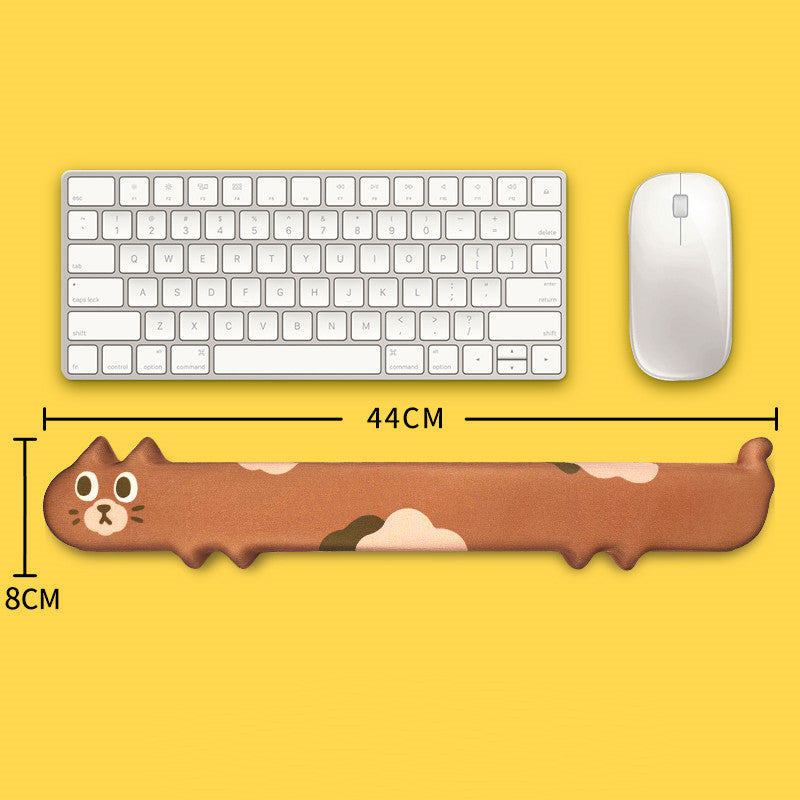 Memory Foam Keyboard Mouse Pad Hand Rest Silicone Wristband