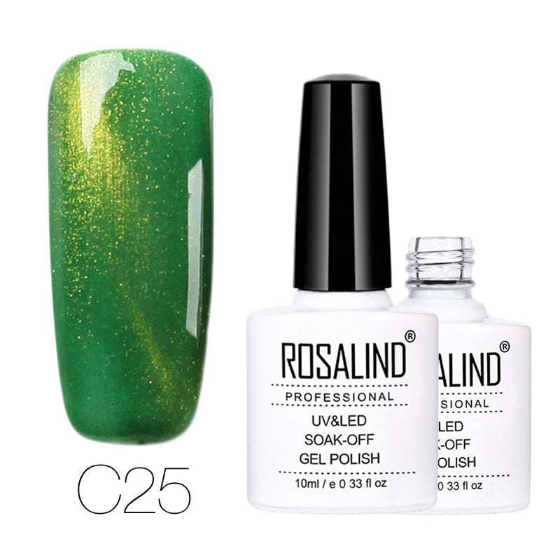 Vernis à ongles gel photothérapie effet œil de chat 30 couleurs