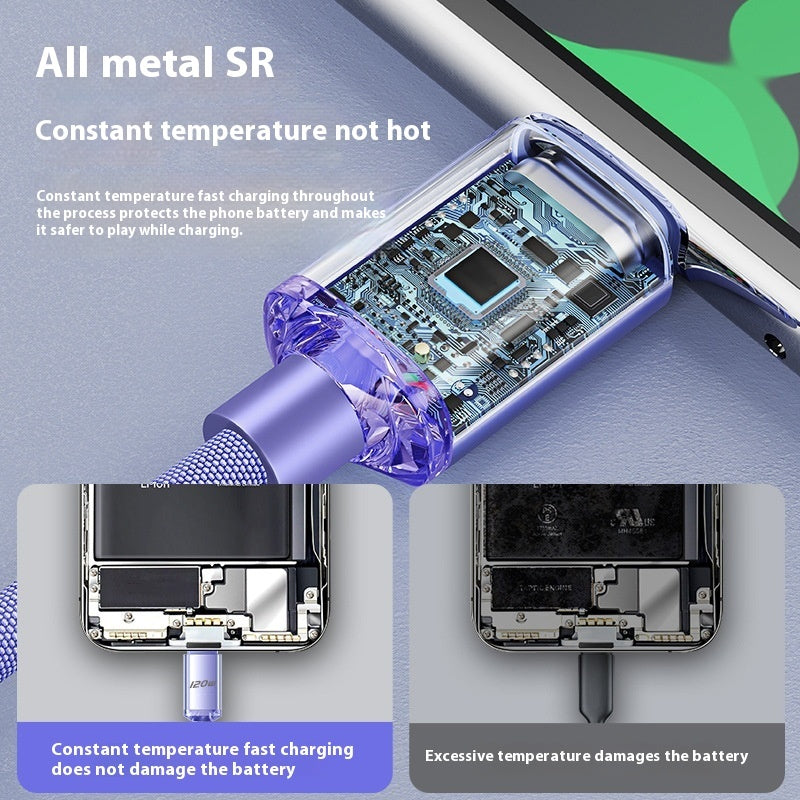 Câble de charge universel double Type-C pour téléphone portable PD