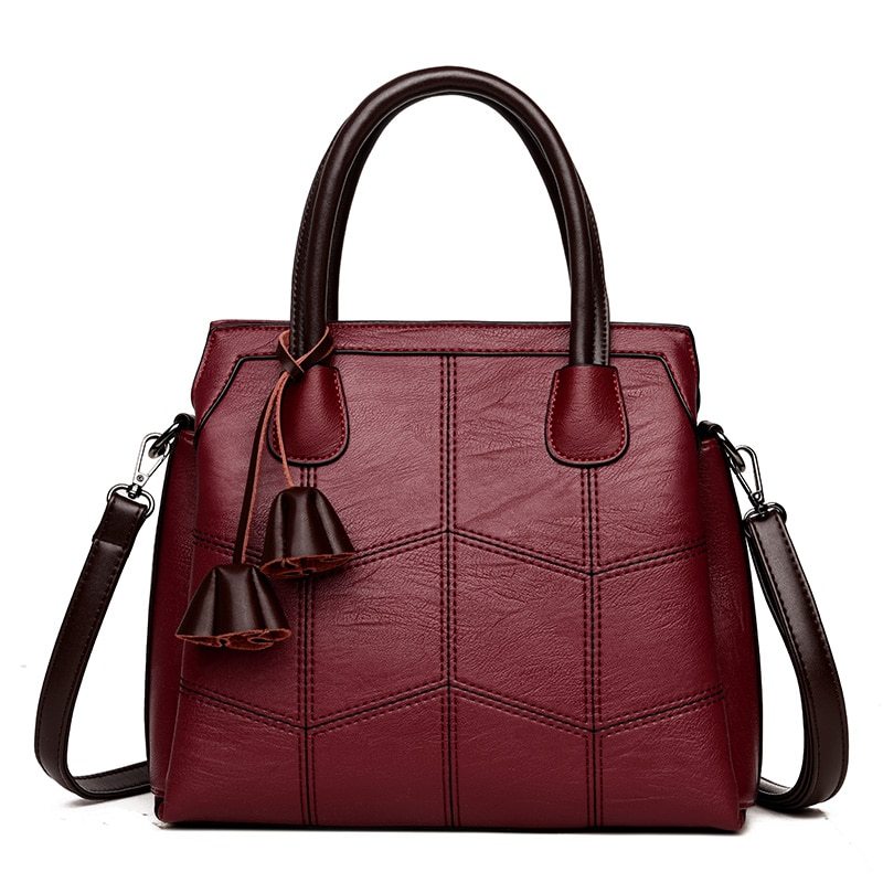 Large-capacity shoulder bag mother bag retro tote diagonal bag