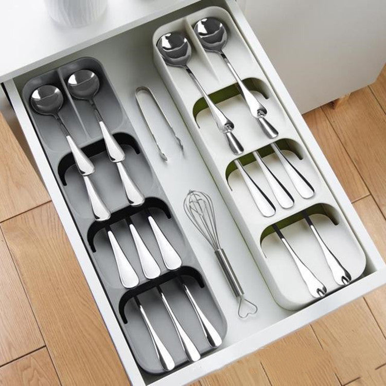 Boîte de rangement pour couverts de tiroir de cuisine
