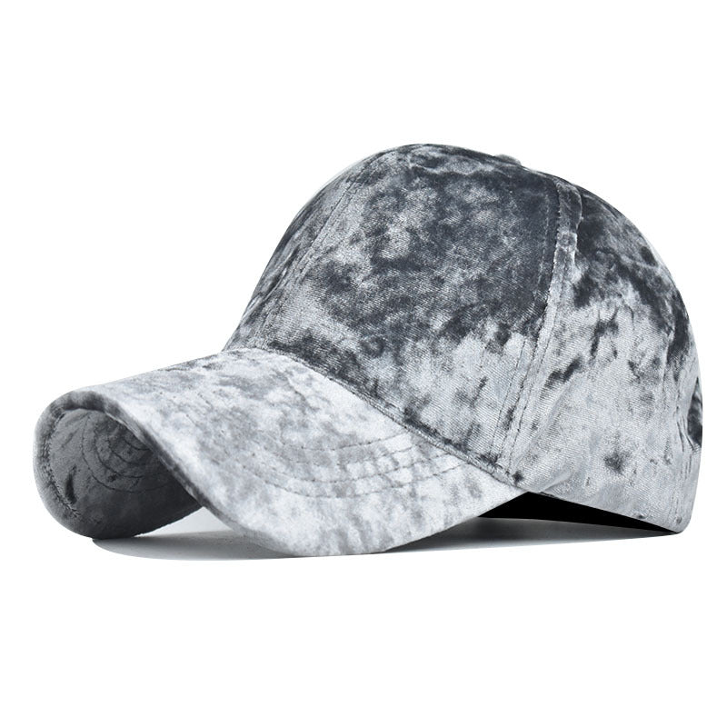 Hat Women Fashion Visor Chenille Baseball Cap