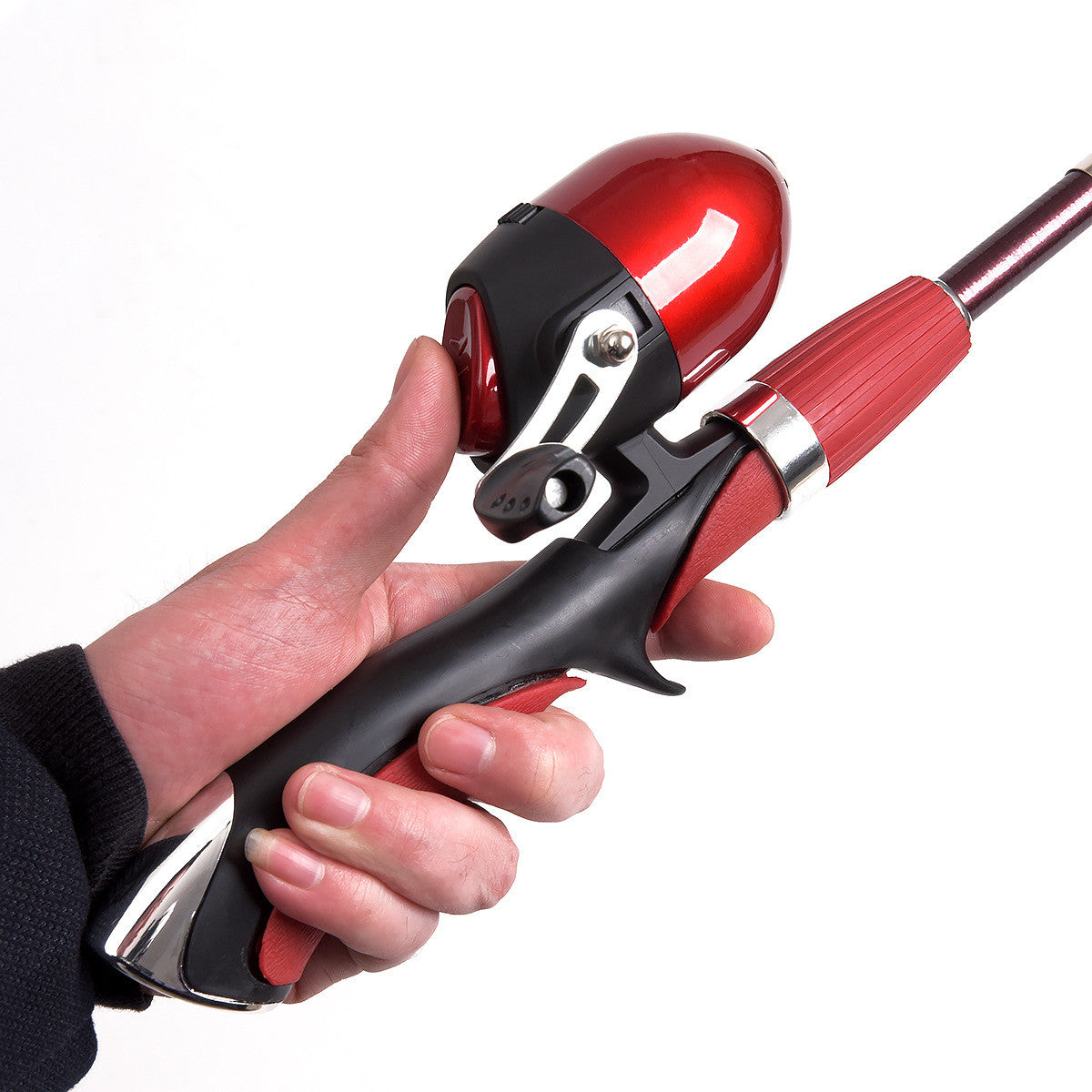 Portable Gun-type Inner Reel Ice Fishing Closed Fishing Road Rod Set