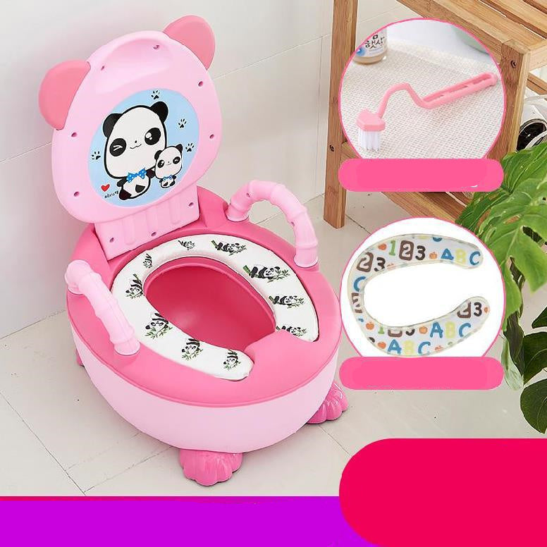 Male Baby Sits On A Toilet Special For Children''s Artifact