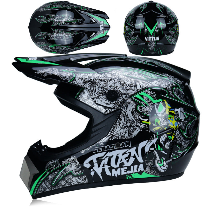 Casque Tout-Terrain Moto Petit Casque Tout-Terrain