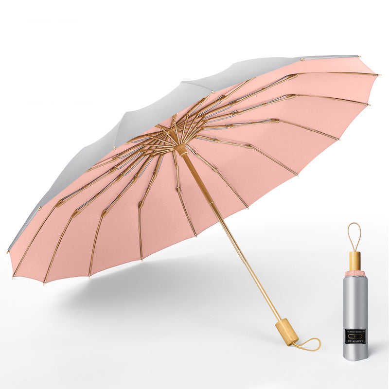 Parapluie pliant double usage