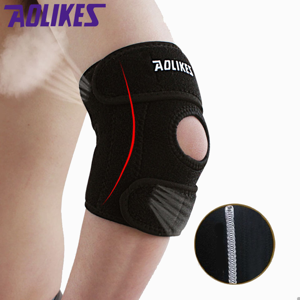 1pcs Adjustable Elbow Pads Spring Sports Protector Safety Codera Cycling Brace