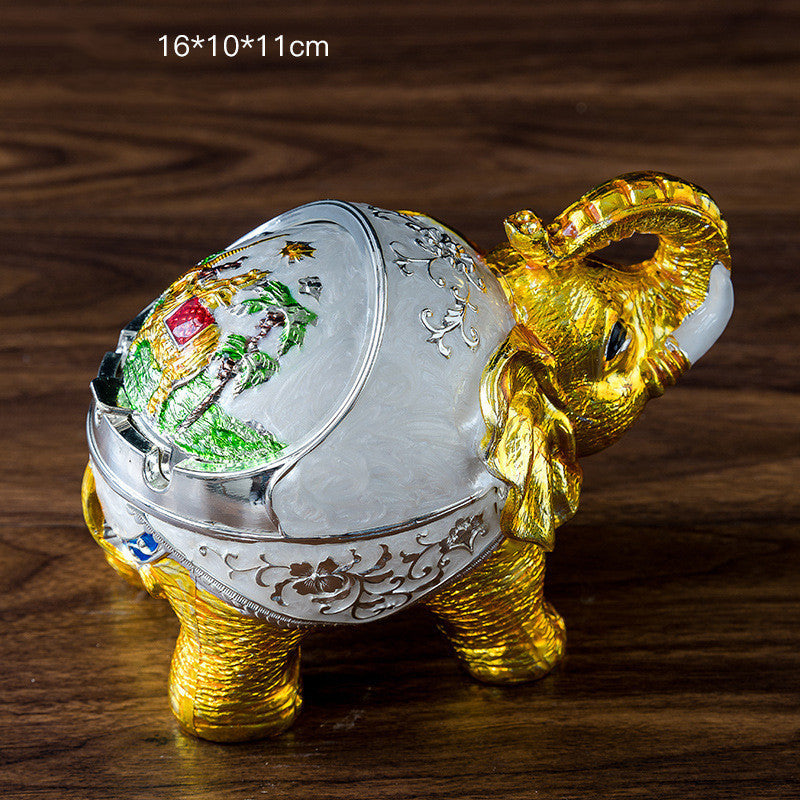 European retro ashtray