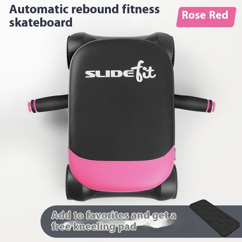 Roulette abdominale automatique à quatre roues pour le fitness à domicile