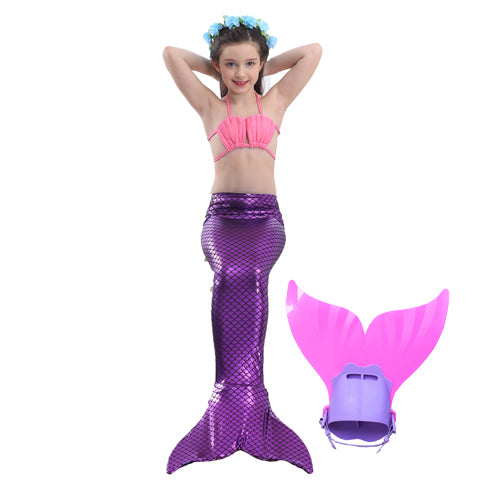 Mermaid fins Single whale tail fins Children's jumper shoes Swimming training fins
