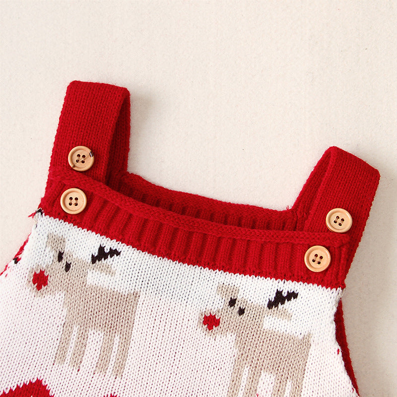 Children's sling Christmas elk jumper