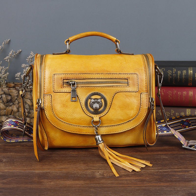 Tree Cream Skin Hand Rub Color Cross Handbag Lady