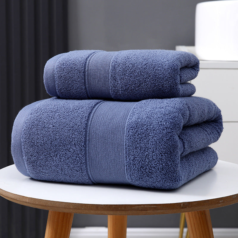 Serviette de bain épaisse en pur coton à séchage rapide et absorbante