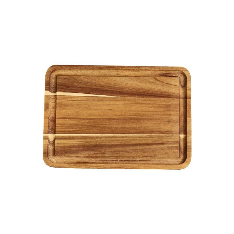 Planche à découper en acacia mangium épaissie pour cuisine domestique