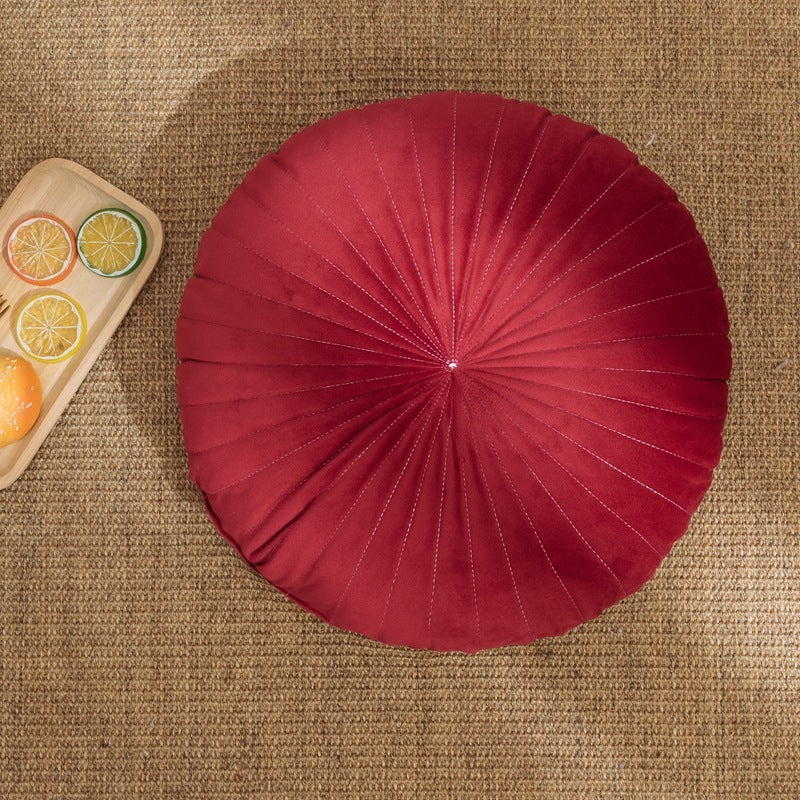 Nordic Ins Solid Color Velvet Pumpkin Pillow