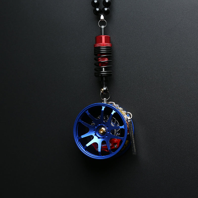 Pendentif de voiture suspension amortisseur de frein de roue