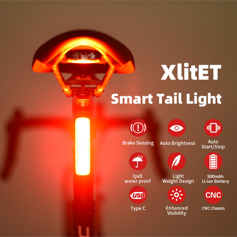 Support double de tige de selle de vélo pour feu arrière de vélo de nuit