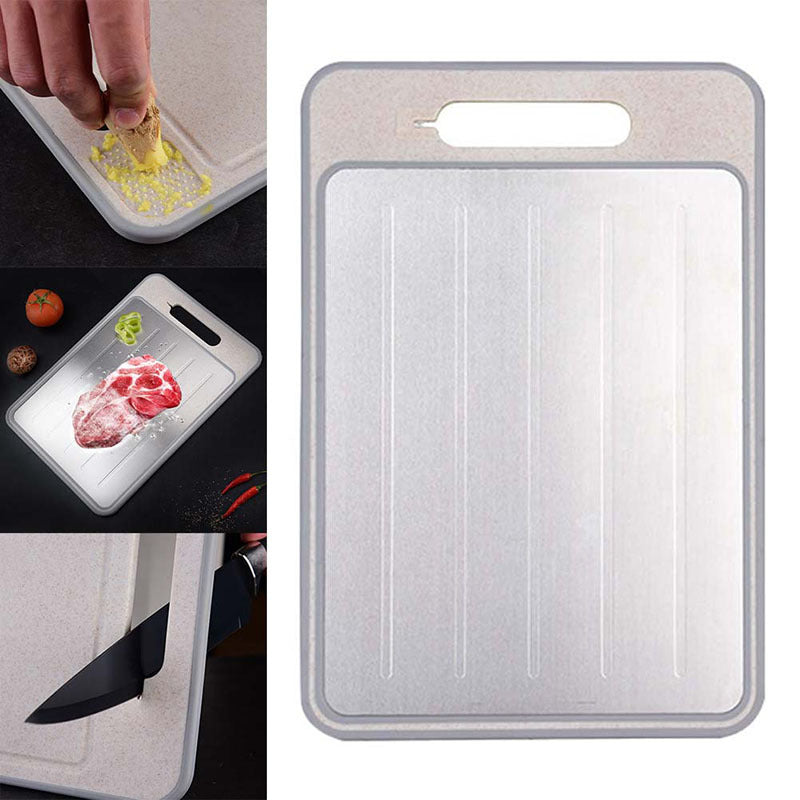 Planche de décongélation, de cuisine, multifonctionnelle, double face