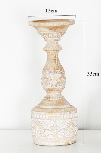 Retro Moroccan Light Luxury Homestay Resin Candle Holder