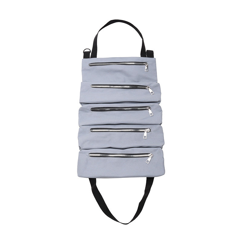 Car Tool Storage Bag Canvas Car Seat Storage Large Capacity